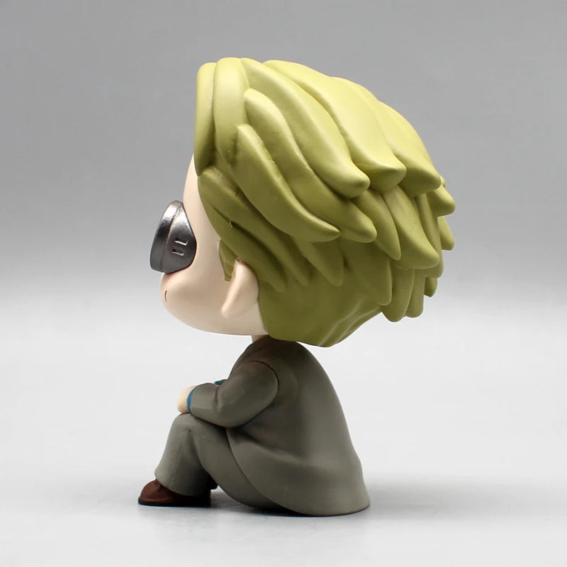 11cm Jujutsu Kaisen Gk Look Up Nanami Kento Anime Figure Q-Version Sitting =Statue Desktop Decoration Model Children'S Toy Gifts