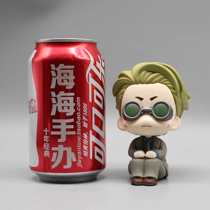 11cm Jujutsu Kaisen Gk Look Up Nanami Kento Anime Figure Q-Version Sitting =Statue Desktop Decoration Model Children'S Toy Gifts