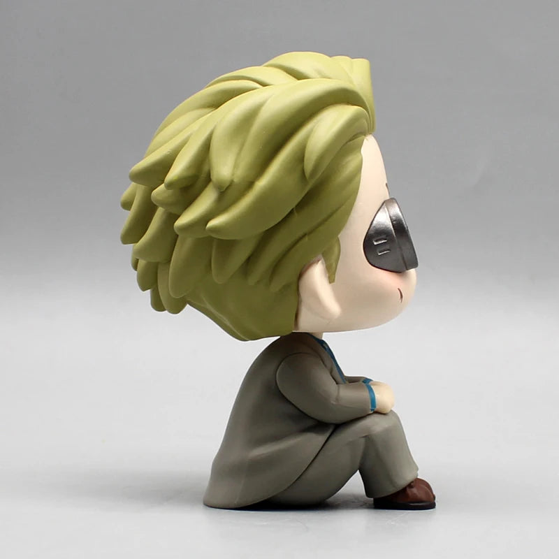 11cm Jujutsu Kaisen Gk Look Up Nanami Kento Anime Figure Q-Version Sitting =Statue Desktop Decoration Model Children'S Toy Gifts